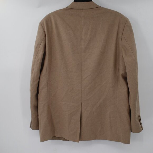 Lauren ralph Lauren sport coat mens 44R two button wool silk cashmere camel - Picture 7 of 15